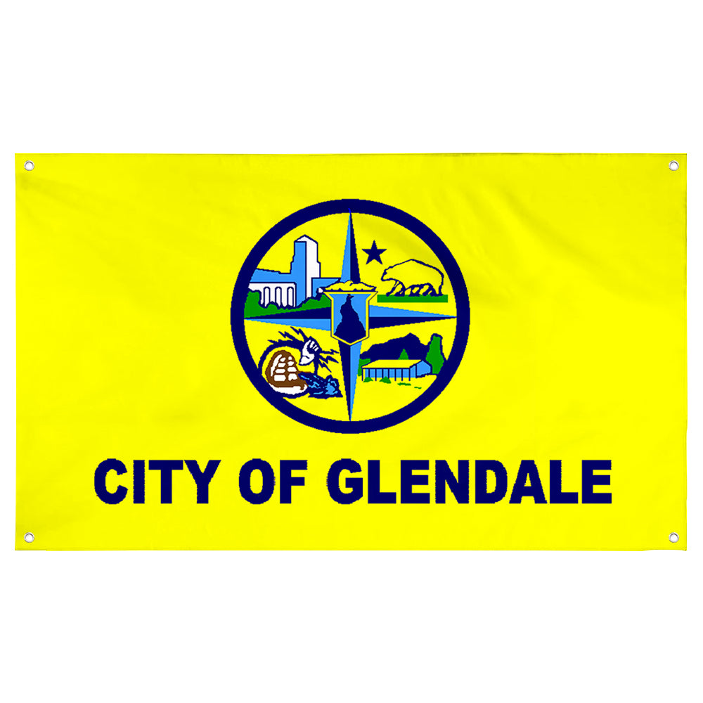Fyon Glendale, California Flag Banner