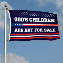 Fyon God's Children are not for sale God Flag indoor and outdoor Banner