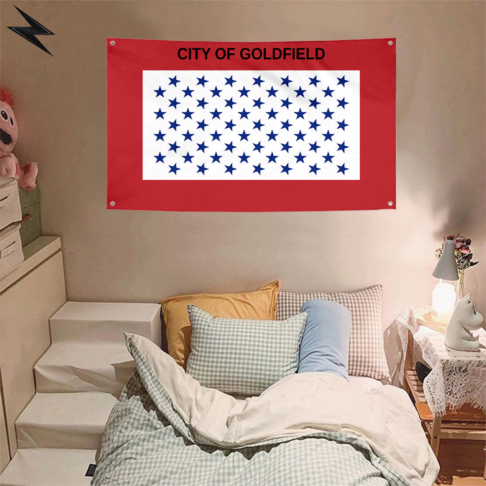 Fyon Goldfield, Colorado Flag Banner