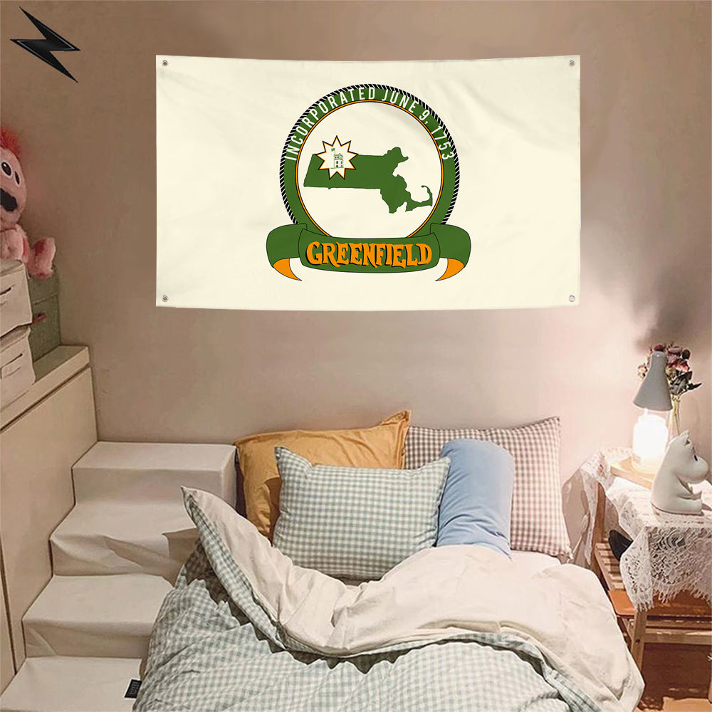 Fyon Greenfield, Massachusetts Flag Banner