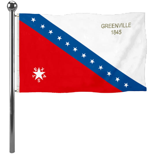 Fyon Greenville,Texas (1845) Flag Banner