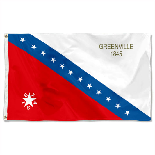 Fyon Greenville,Texas (1845) Flag Banner