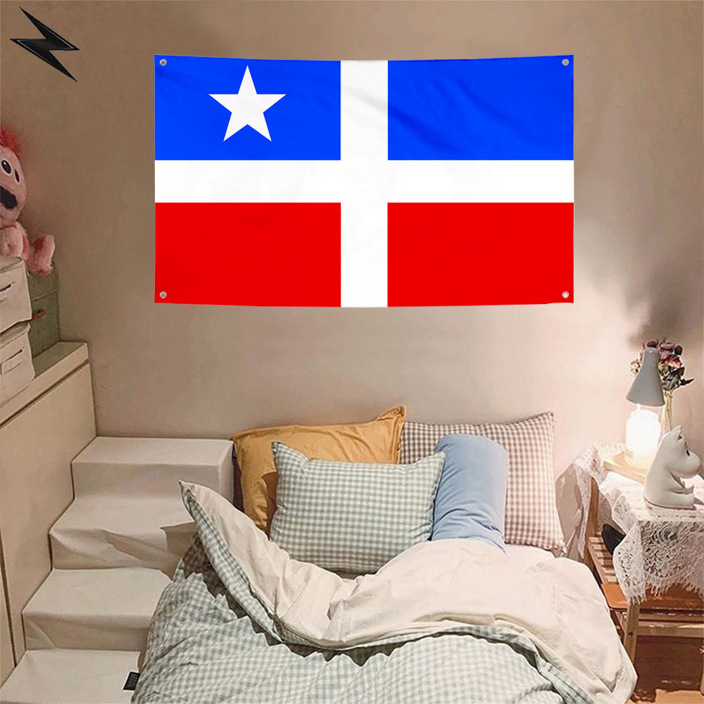 Fyon Grito de Lares, Puerto Rico Flag Banner