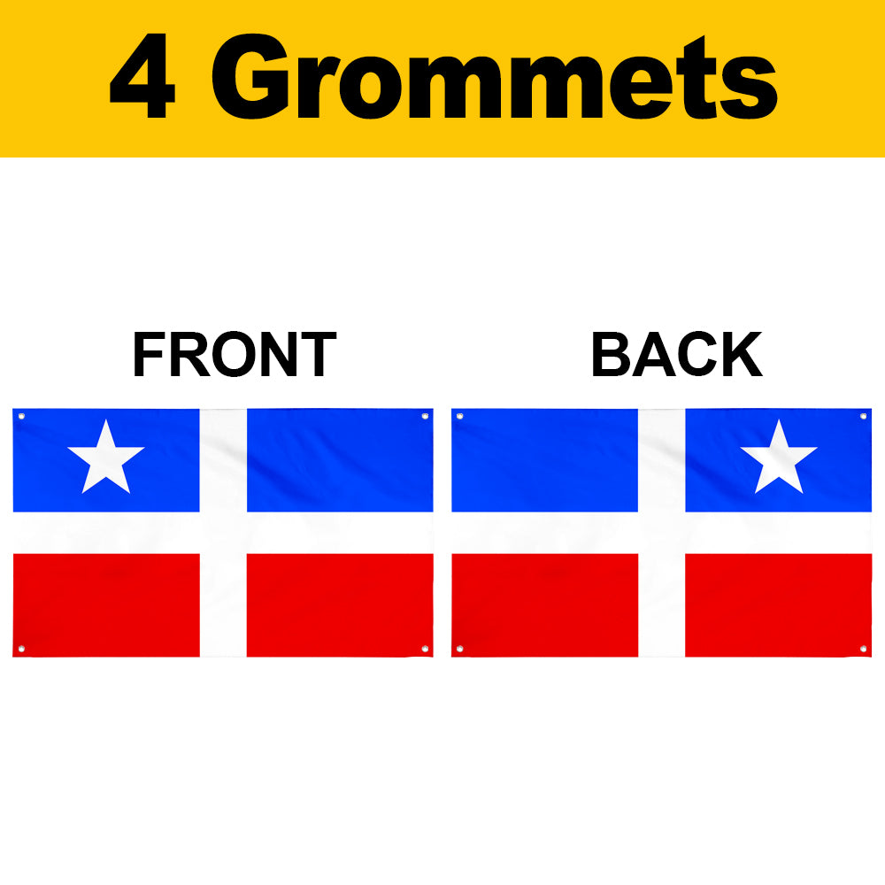 Fyon Grito de Lares, Puerto Rico Flag Banner