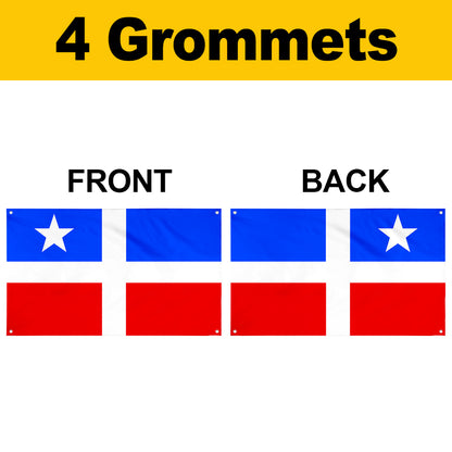 Fyon Grito de Lares, Puerto Rico Flag Banner