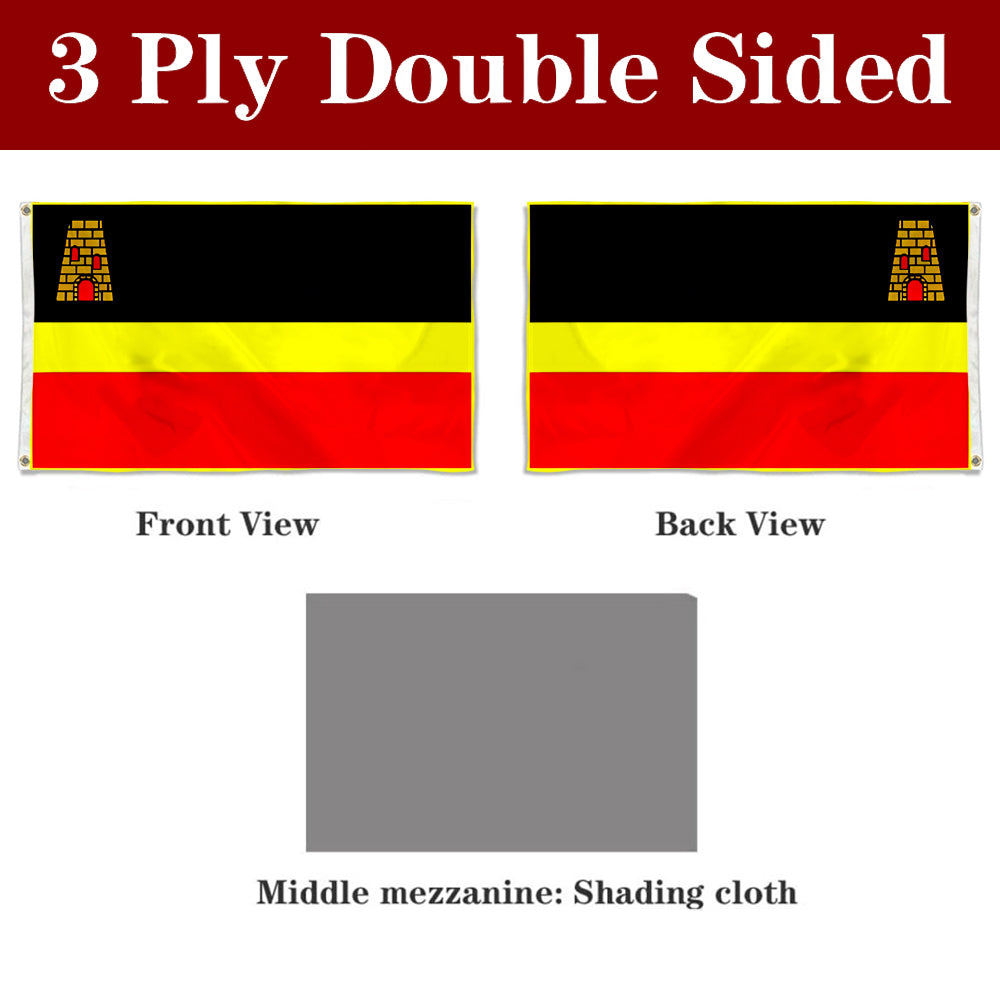 Fyon Guayama, Puerto Rico flag banner