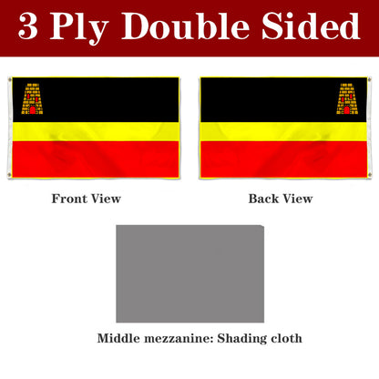 Fyon Guayama, Puerto Rico flag banner