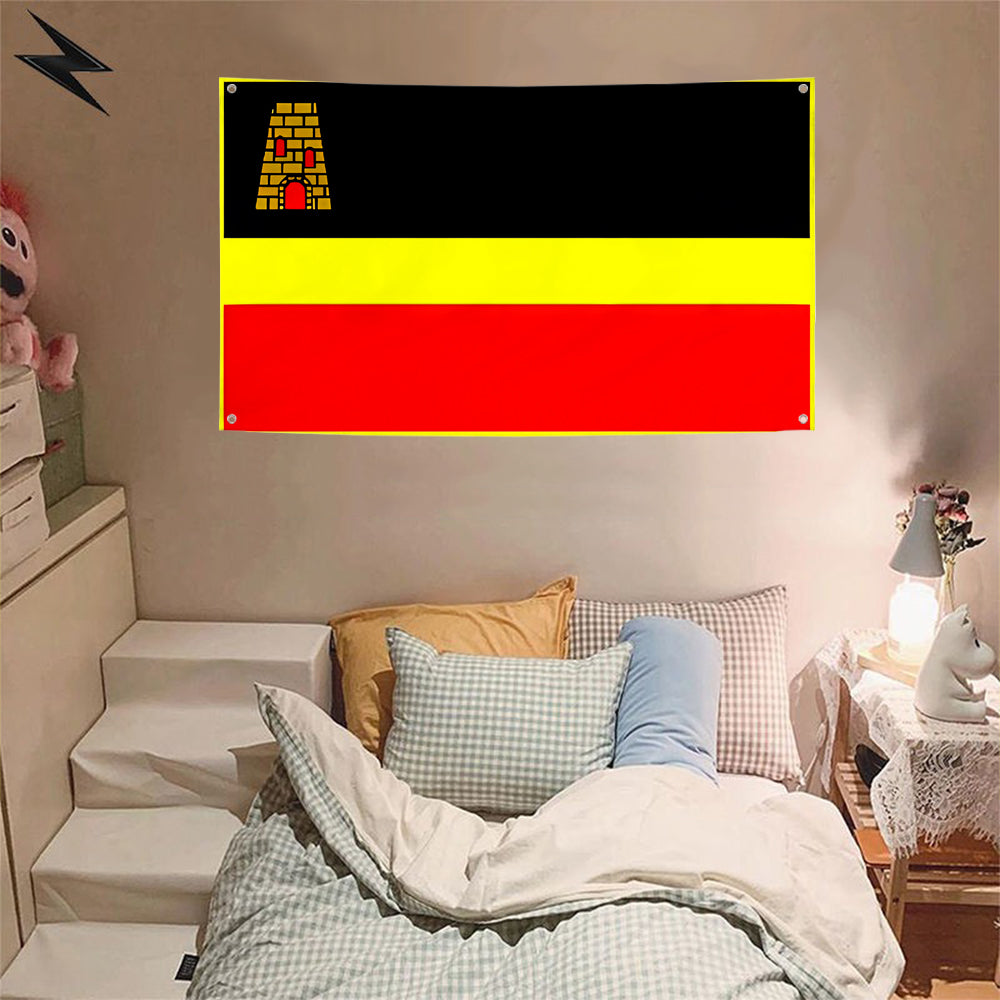 Fyon Guayama, Puerto Rico flag banner