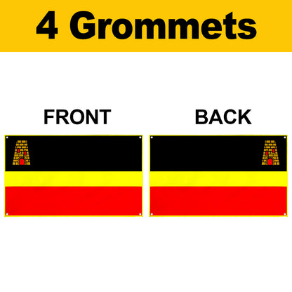 Fyon Guayama, Puerto Rico flag banner