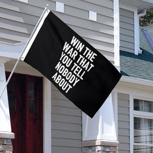 Fyon Gym Motivation Flag Win The War You Tell Nobody About Flag  Indoor and Outdoor Banner