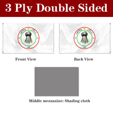 Fyon Double-sided Halabja Governorate, Iraq Flag Banner