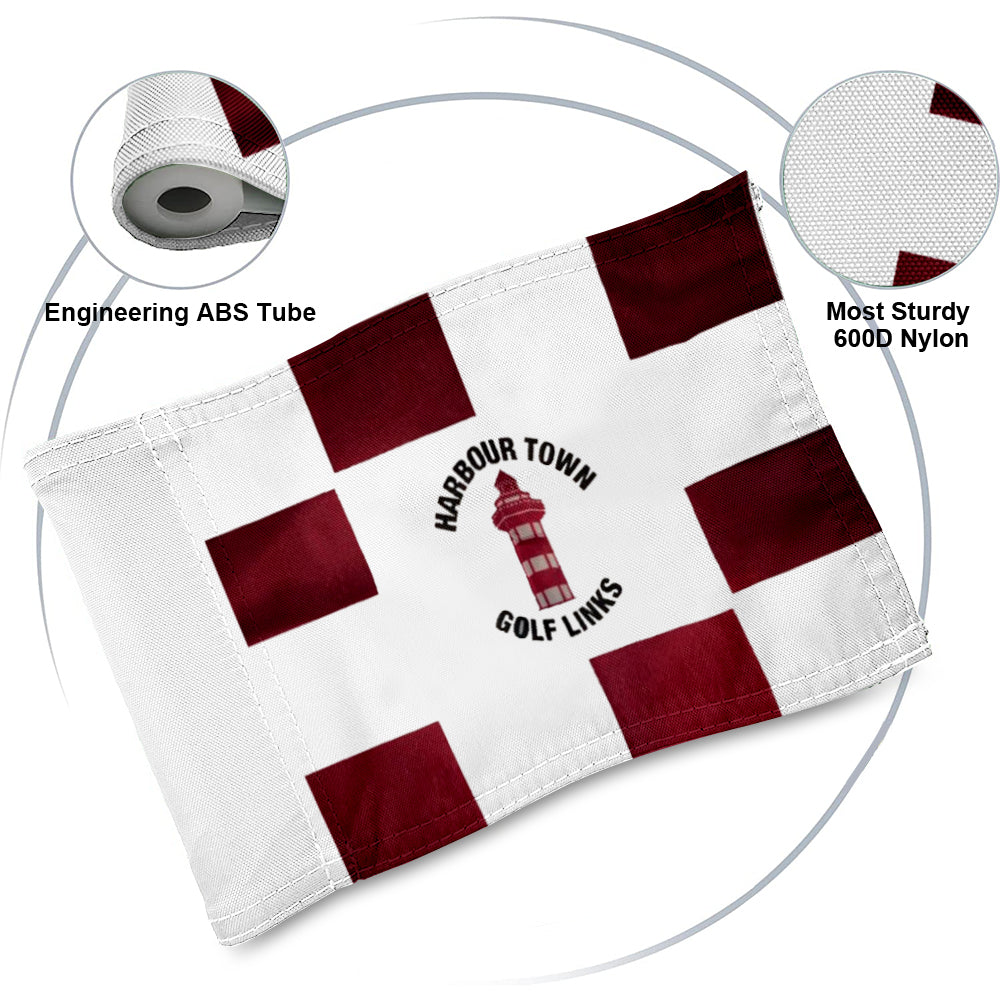 Fyon Harbour Town Golf Links Flag RBC Heritage Tournament Pin Golf Flag Banner