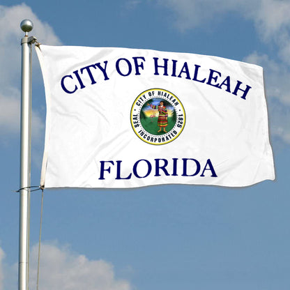 Fyon Hialeah, Florida Flag Banner