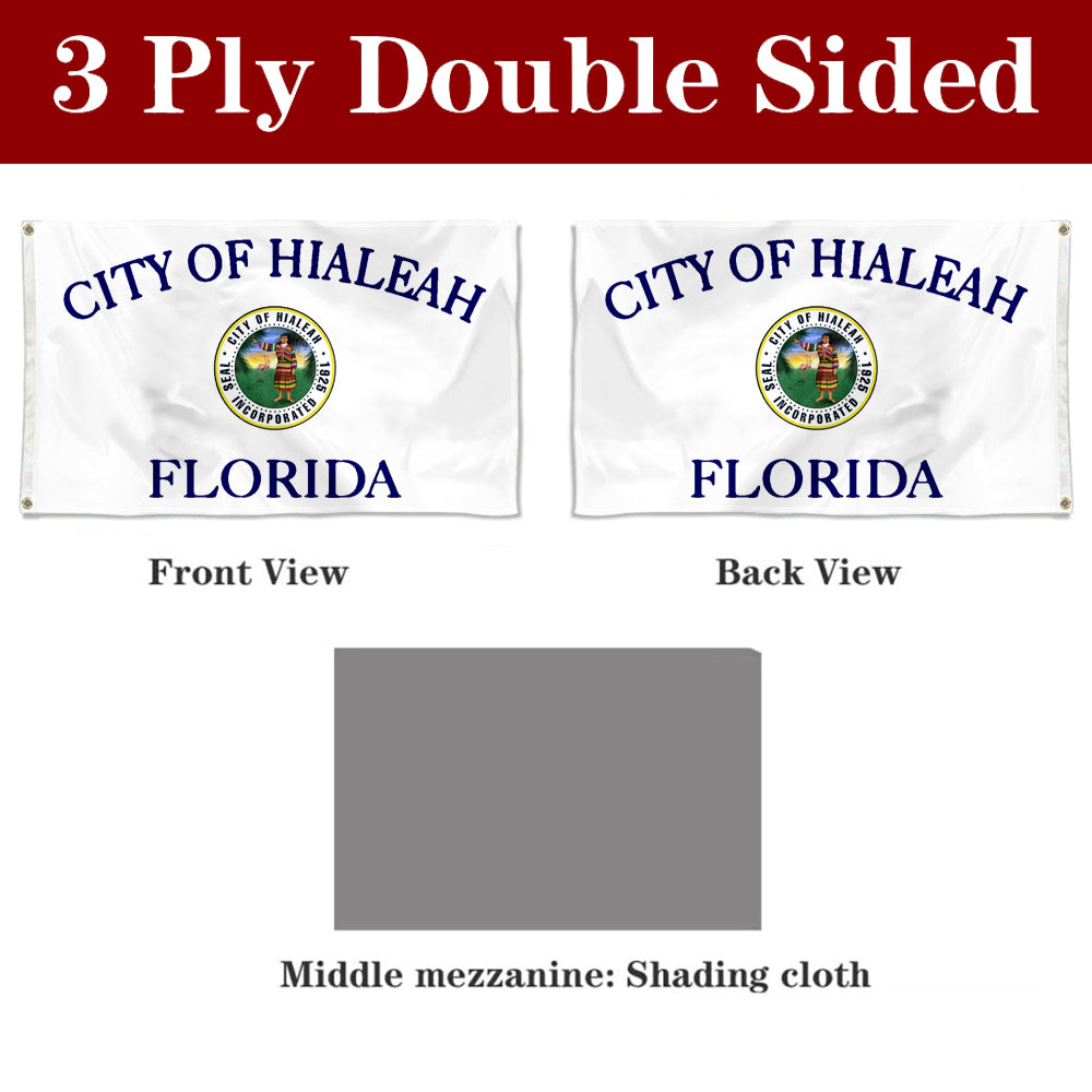 Fyon Hialeah, Florida Flag Banner