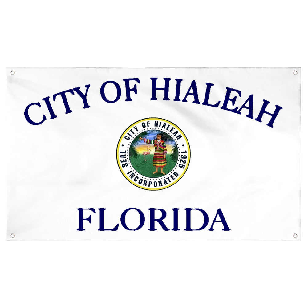 Fyon Hialeah, Florida Flag Banner