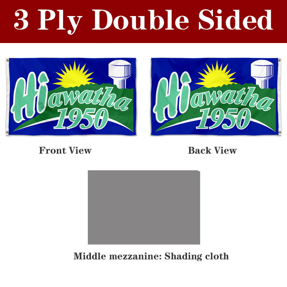 Fyon Hiawatha, Lowa Flag Banner