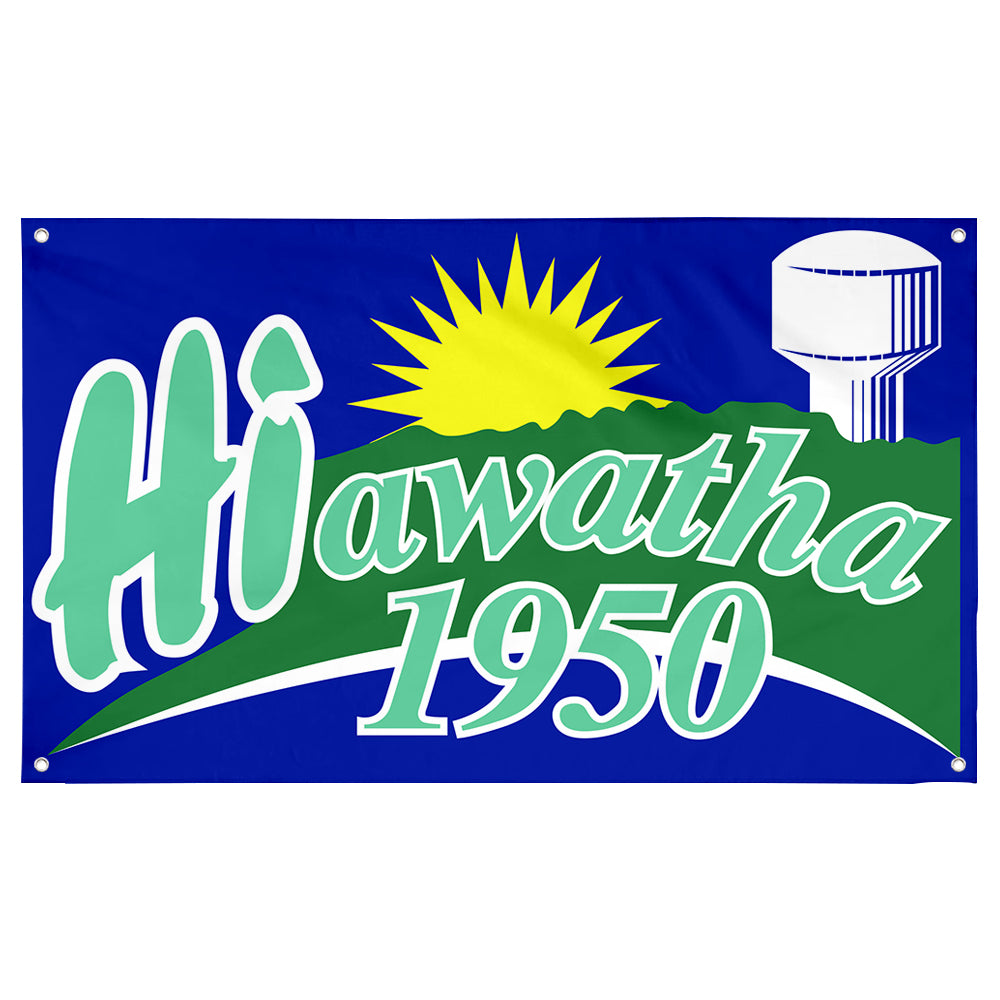 Fyon Hiawatha, Lowa Flag Banner