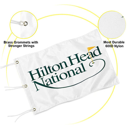 Fyon Hilton Head National Pin Flag PGA Tour Tiger Carolina Glof Fag Banner Grommets