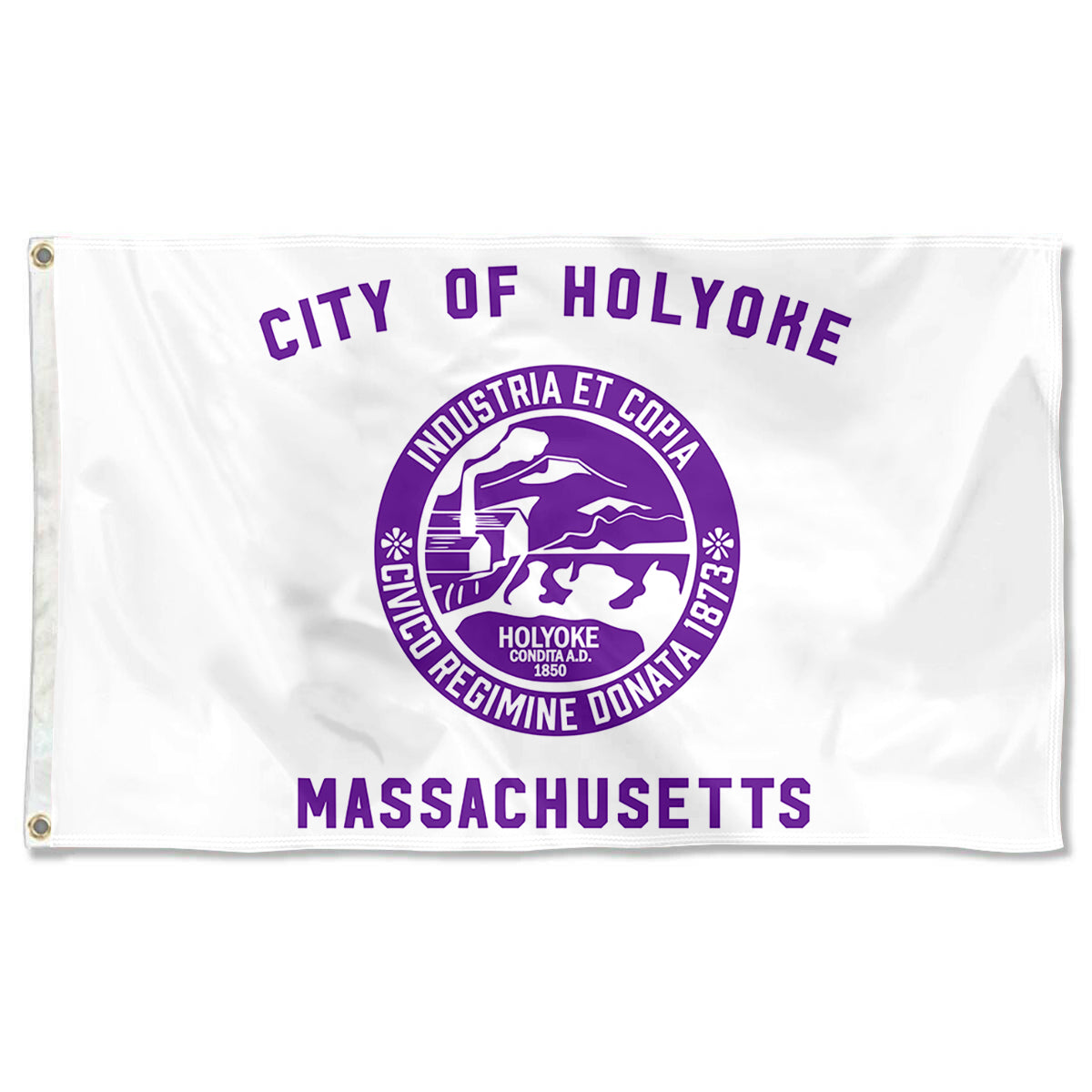 Fyon Holyoke, Massachusetts Flag Banner