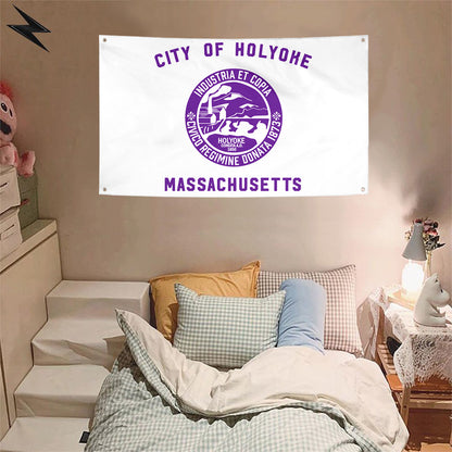 Fyon Holyoke, Massachusetts Flag Banner