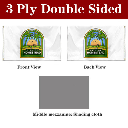 Fyon Homestead, Florida flag Banner