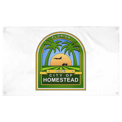 Fyon Homestead, Florida flag Banner