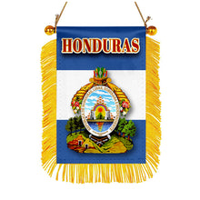 Honduras Flag Mini Car Rearview Mirror Flag Banner - 2PC