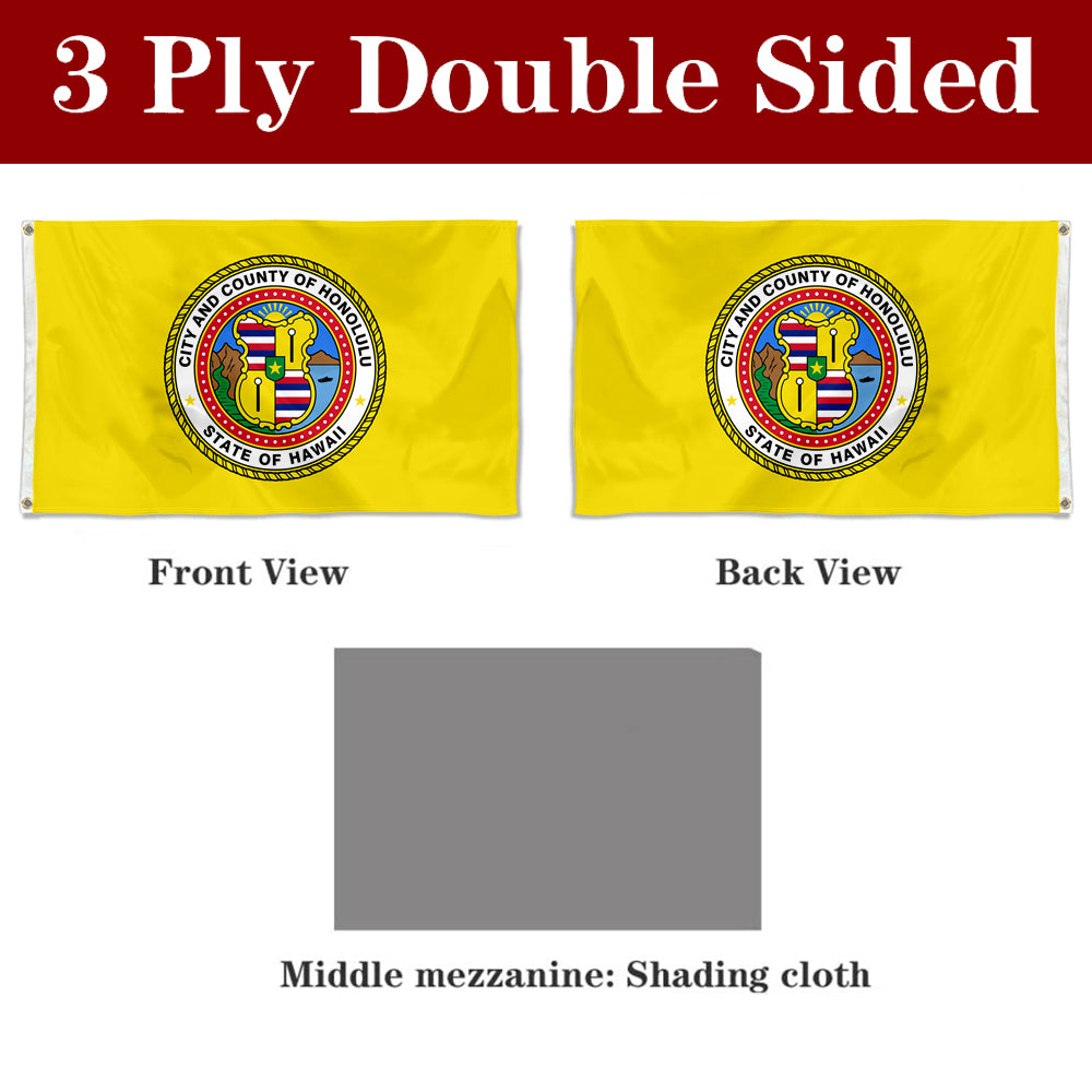 Fyon Honolulu, Hawaii Flag Banner