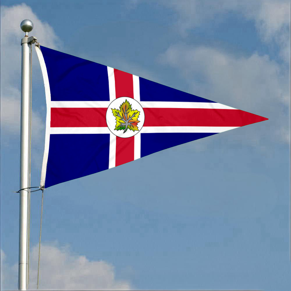 Fyon House of Canadian National Steamships Flag Banner