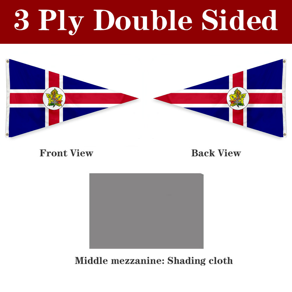 Fyon House of Canadian National Steamships Flag Banner