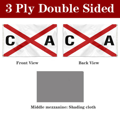 Fyon House of the Canadian Australasian Line Flag Banner