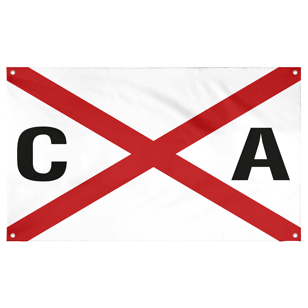 Fyon House of the Canadian Australasian Line Flag Banner