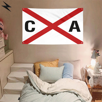 Fyon House of the Canadian Australasian Line Flag Banner