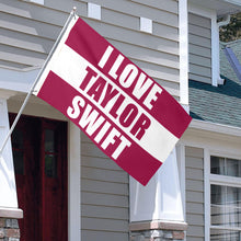 Fyon I Love Taylor Swift Flag  Indoor and Outdoor Banner