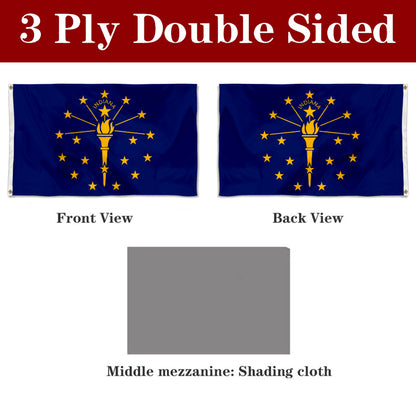 Fyon Indiana Flag Banner