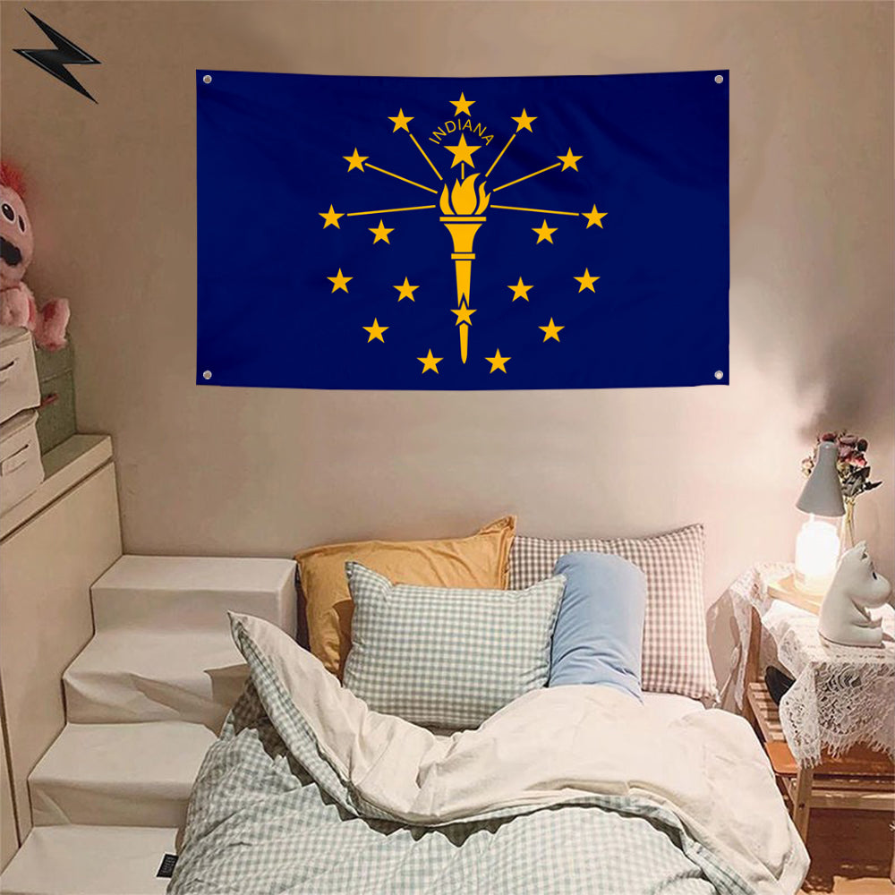 Fyon Indiana Flag Banner