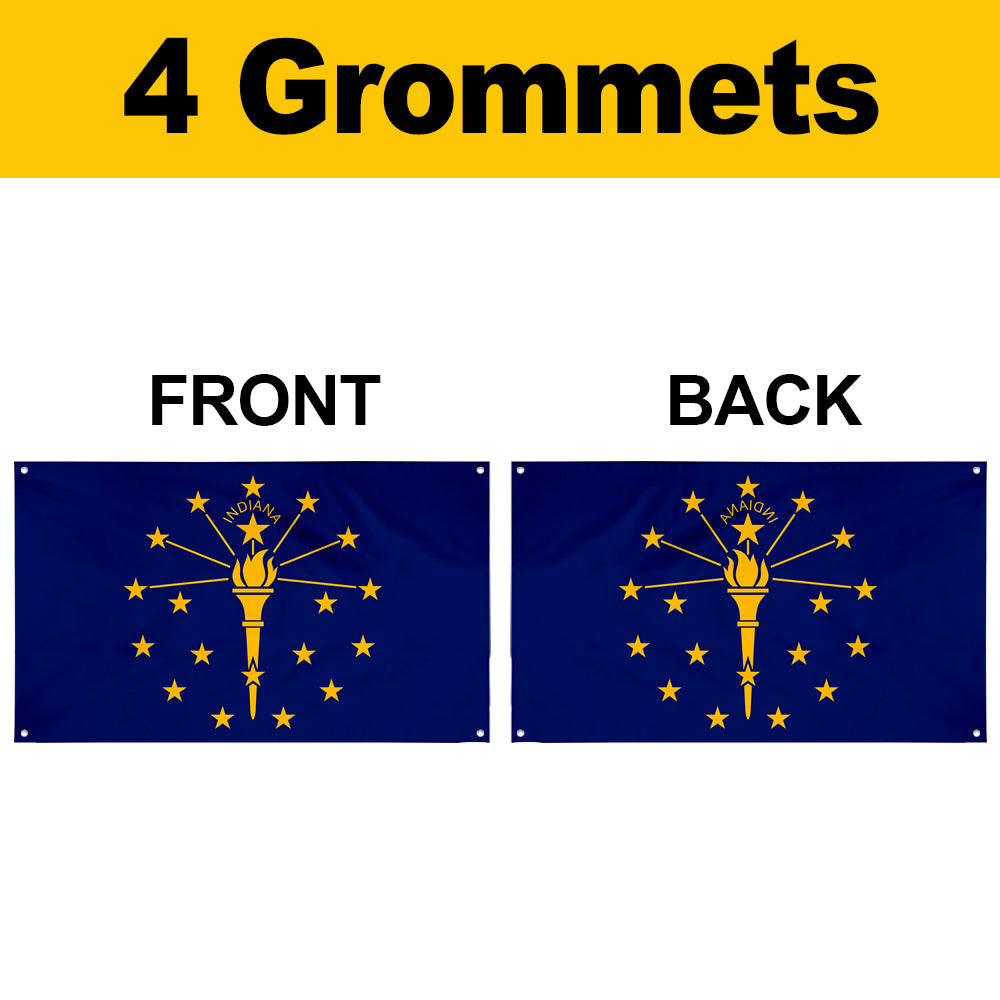 Fyon Indiana Flag Banner