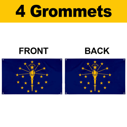 Fyon Indiana Flag Banner