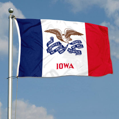 Fyon Iowa Flag Banner