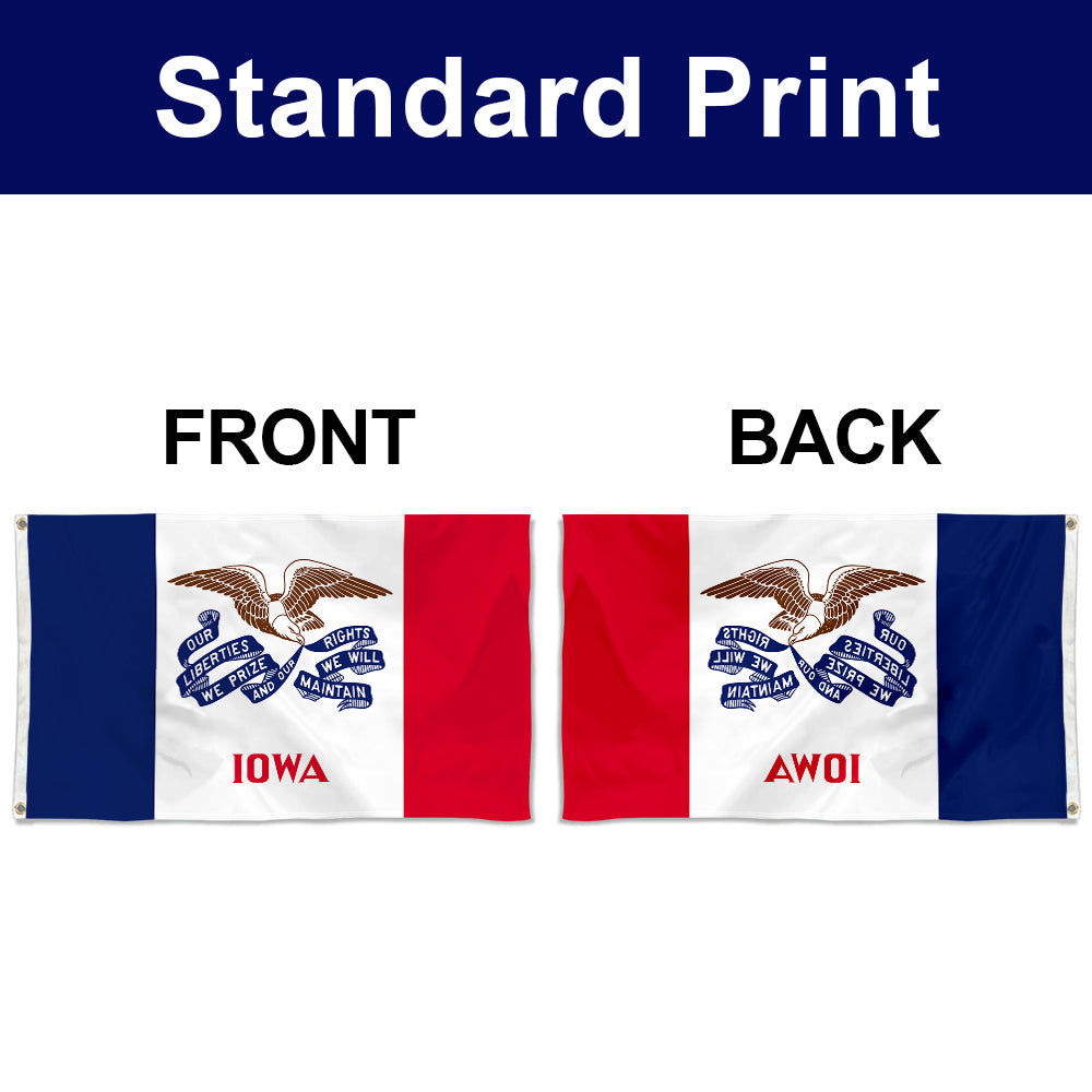 Fyon Iowa Flag Banner