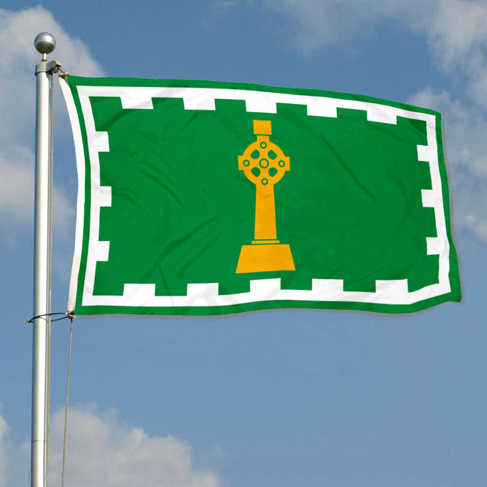 Fyon Irish Heritage Quebec Flag Banner