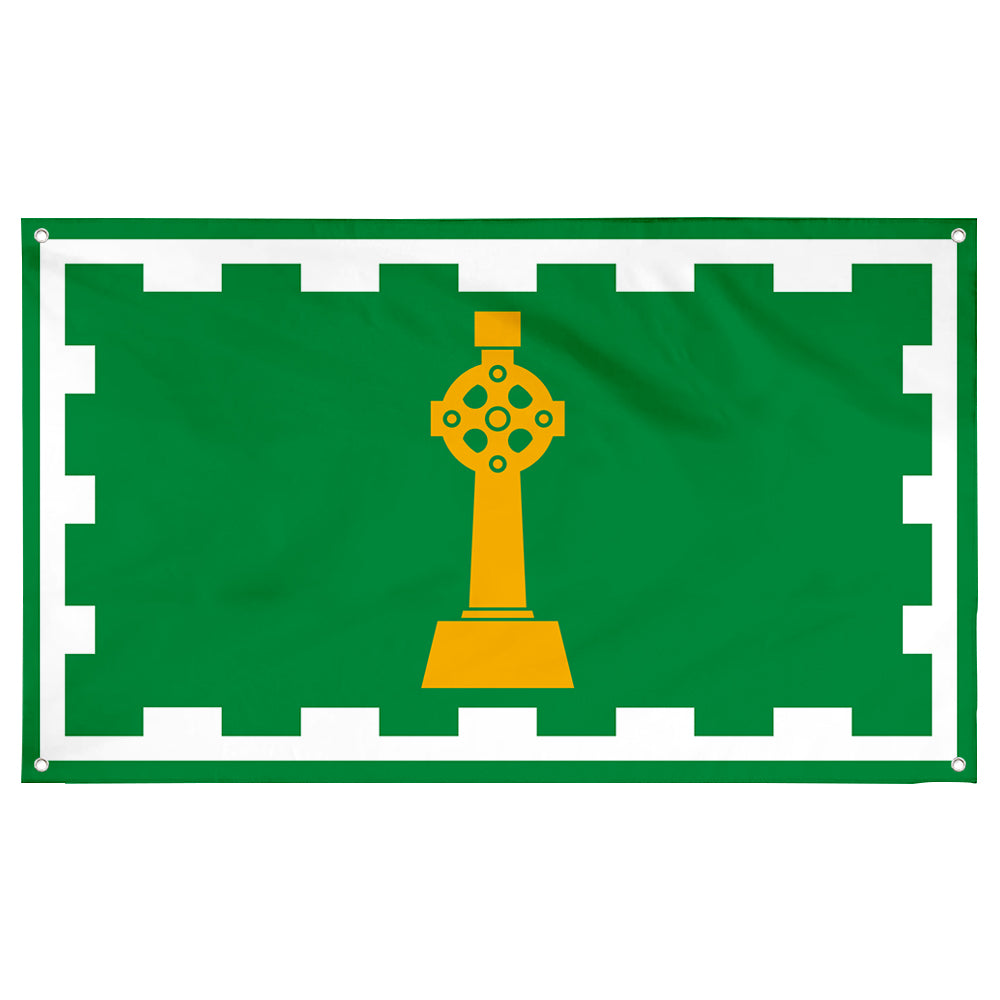 Fyon Irish Heritage Quebec Flag Banner