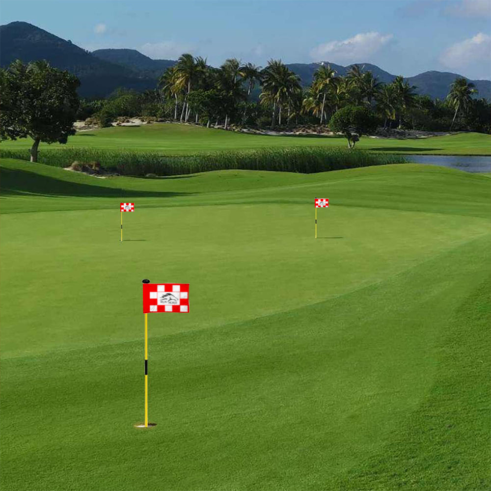 Fyon Iron Horse Golf Club Pin Flag PGA Tour Tiger Woods Flag Banner