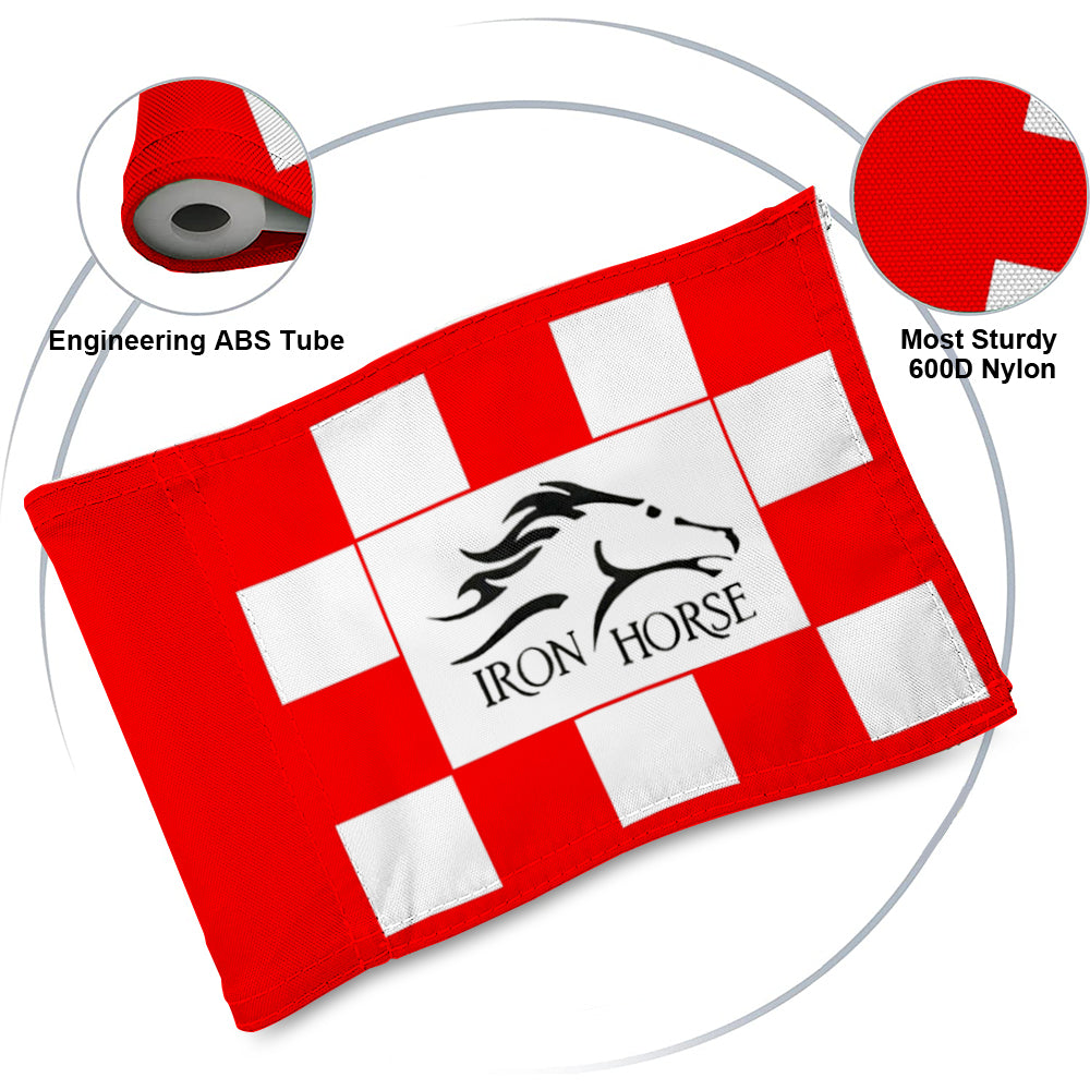 Fyon Iron Horse Golf Club Pin Flag PGA Tour Tiger Woods Flag Banner