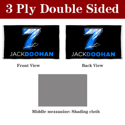 Fyon Jack Doohan #7 Flag Racing Flags Banner