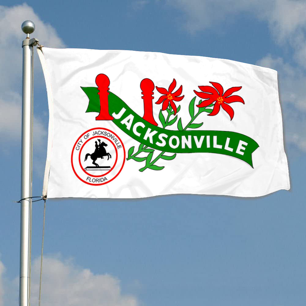 Fyon Jacksonville, Florida (1914–1976) flag Banner