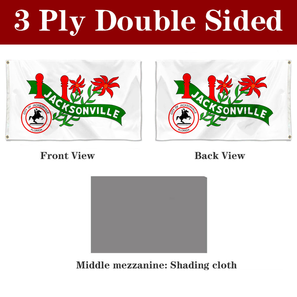 Fyon Jacksonville, Florida (1914–1976) flag Banner