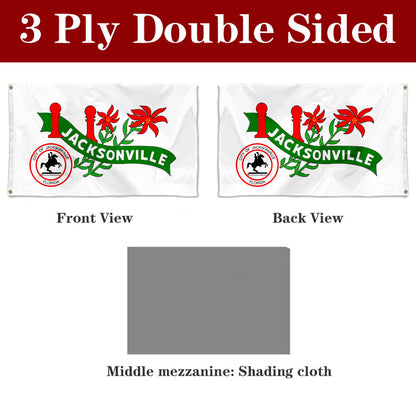 Fyon Jacksonville, Florida (1914–1976) flag Banner