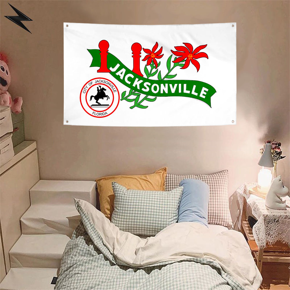Fyon Jacksonville, Florida (1914–1976) flag Banner