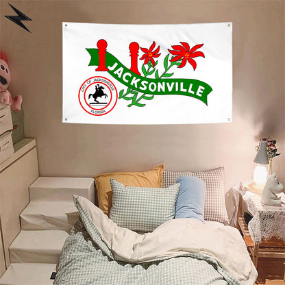 Fyon Jacksonville, Florida (1914–1976) flag Banner